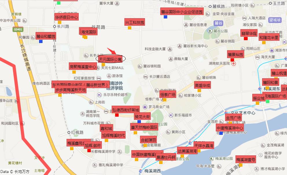 尋找長沙最后的“6字頭”?房價地圖告訴你哪里是價格洼地